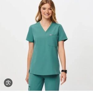 Figs Catus Catarina One-Pocket Scrub Top XS petite